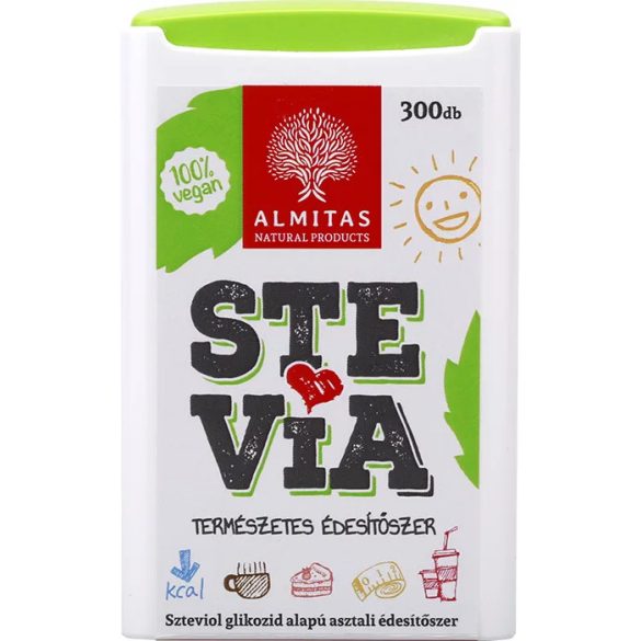 Almitas Stevia tabletta 300 db 