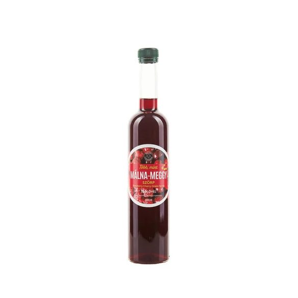 Bálint csemegék Több mint Málna-Meggy szörp cukormentes 500 ml