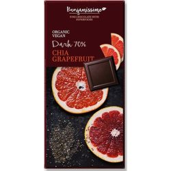   Benjamissimo bio vegán étcsokoládé chia és grapefruit 70 g