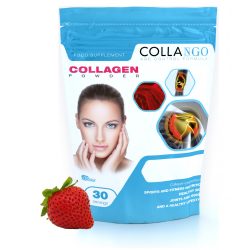   Collango eper ízű hidrolizált kollagén por C-vitaminnal és cinkkel 330 g