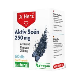 Dr. Herz Aktív Szén 250 mg kapszula 60 db