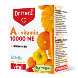 Dr. Herz A-vitamin 10000 NE + szerves Cink kapszula 60 db 