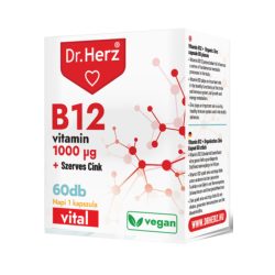 Dr. Herz B12-vitamin 1000 mcg + szerves Cink kapszula 60 db