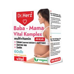   Dr. Herz Baba-Mama Vital Komplex multivitamin jód nélkül kapszula 60 db