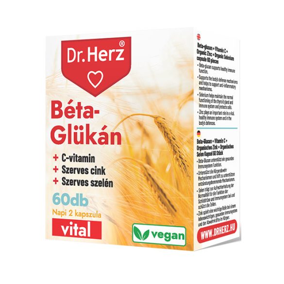 Dr. Herz Béta-Glükán Komplex kapszula 60 db