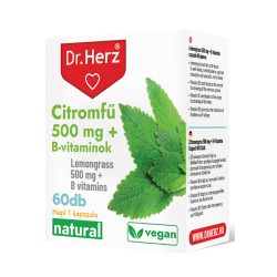 Dr. Herz Citromfű 500 mg + B-vitaminok kapszula 60 db