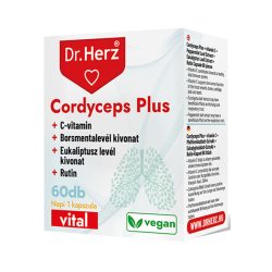 Dr. Herz Cordyceps Plus + C-vitamin kapszula 60 db