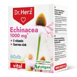   Dr. Herz Echinacea 1000 mg + C-vitamin + szerves Cink kapszula 60 db