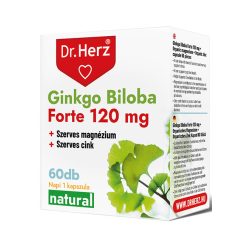   Dr. Herz Ginkgo Biloba Forte 120 mg + szerves Magnézium kapszula 60 db