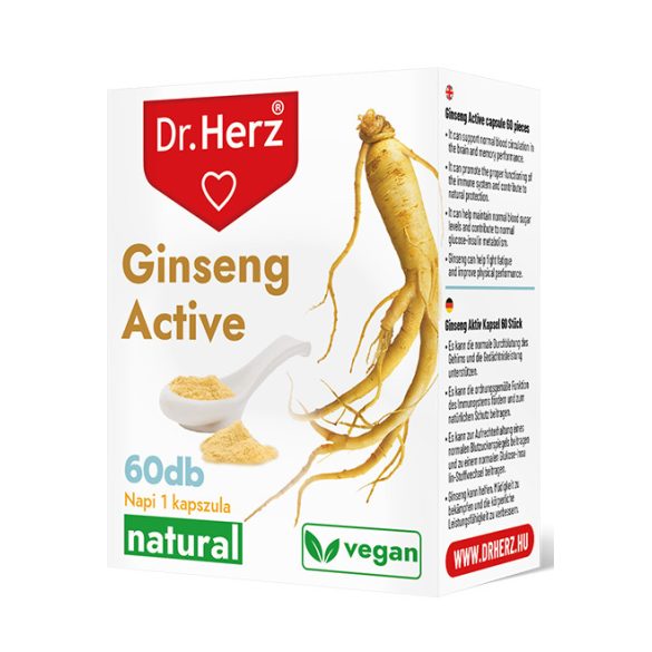 Dr. Herz Ginseng Active 10:1 kivonat kapszula 60 db