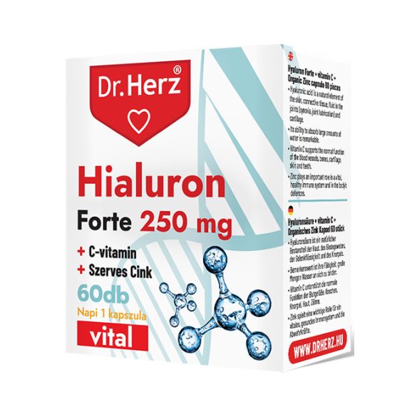 Dr. Herz Hialuron Forte 250 mg kapszula 60 db