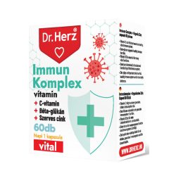   Dr. Herz Immun komplex Béta-glükánnal, Echinacea, Homoktövis 10:1 kivonattal kapszula 60 db