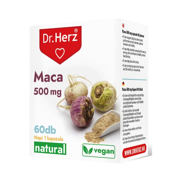 Dr. Herz Maca kivonat 500 mg 10:1 kapszula 60 db