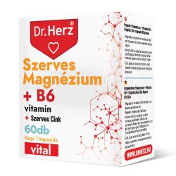   Dr. Herz Magnézium szerves + B6 + szerves Cink kapszula 60 db