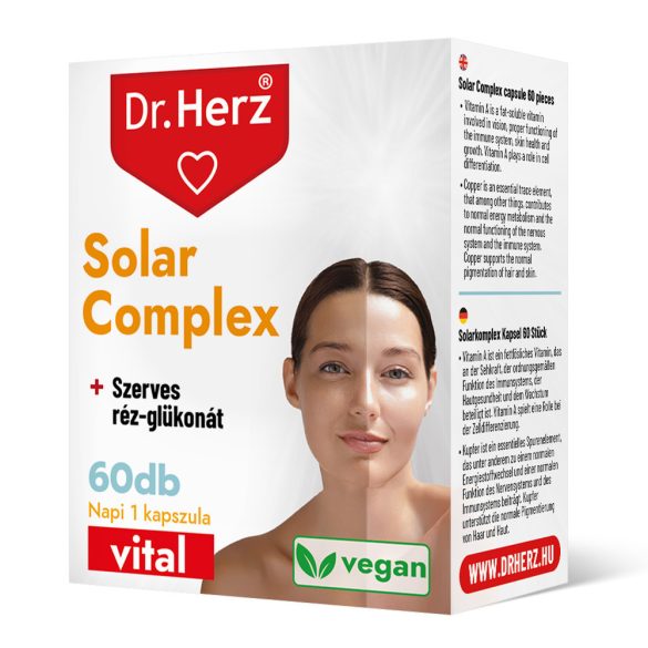 Dr. Herz Solar Complex 15 mg béta-karotinnal kapszula 60 db