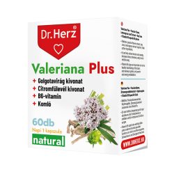   Dr. Herz Valeriana Plus macskagyökérrel, golgotavirággal, komlóval, citromfűvel kapszula 60 db