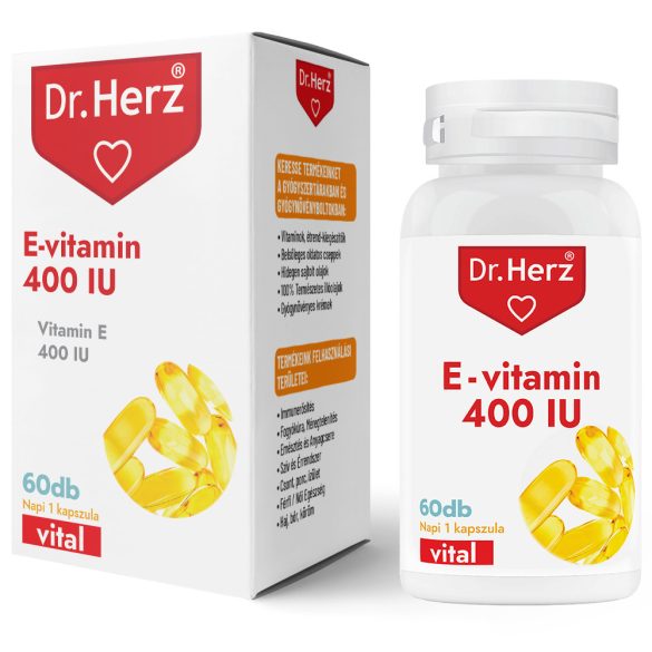 Dr. Herz E-vitamin 400 IU kapszula 60 db
