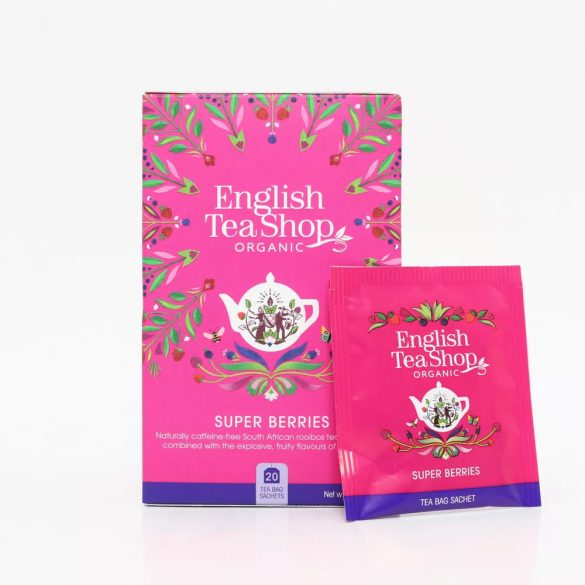 English Tea Shop Bio & FairTrade Szuper bogyós tea 20 filter 30 g