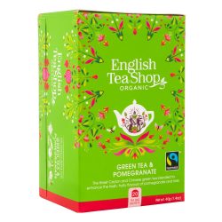   English Tea Shop Bio & FairTrade Zöld tea gránátalma 20 filter 40 g