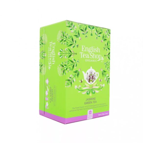 English Tea Shop Bio & FairTrade Zöld tea jázminnal 20 filter 40 g