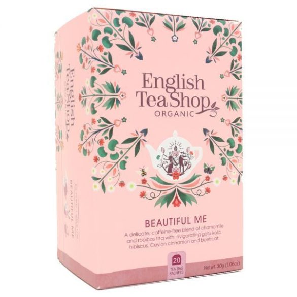 English Tea Shop Bio & FairTrade Beautiful me - Gyönyörű én tea 20 filter 30 g