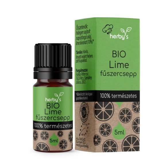 Herbys Bio Lime fűszercsepp 5 ml