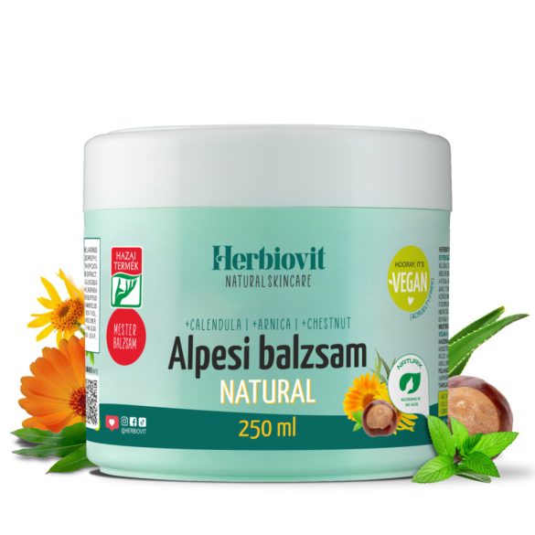 Herbiovit Alpesi balzsam 19 aktív hatóanyaggal 250 ml 