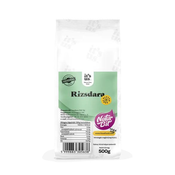 It's us Naturbit Rizsdara gluténmentes 500 g