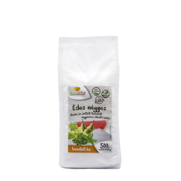 Love Diet Édes négyes 4x erősségű eritrit és stevia 500 g