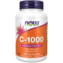   NOW C-1000 C-vitamin citrus bioflavonoiddal és rutinnal kapszula 100 db