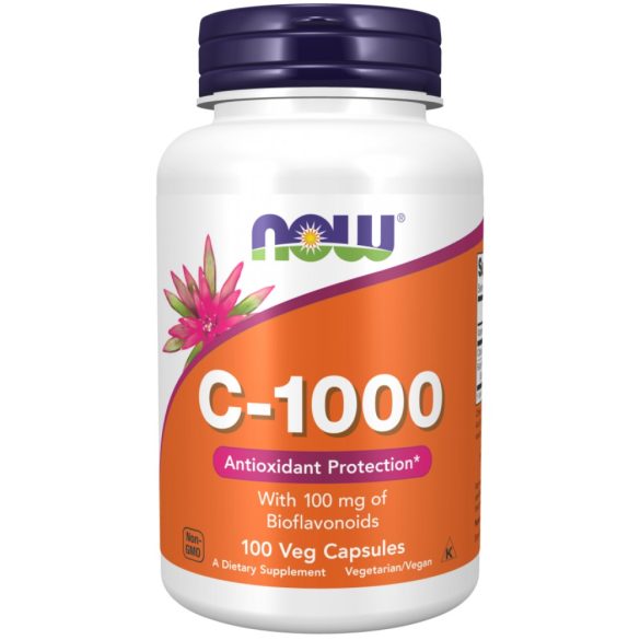 NOW C-1000 C-vitamin citrus bioflavonoiddal és rutinnal kapszula 100 db