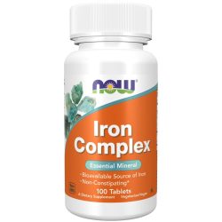 NOW Iron Complex (27 mg szerves vas) tabletta 100 db