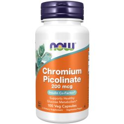   NOW Chromium Piccolinate 200 mcg (szerves króm) kapszula 100 db