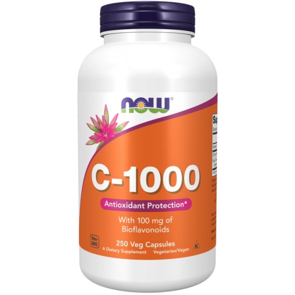 NOW C-1000 C-vitamin citrus bioflavonoiddal és rutinnal kapszula 250 db