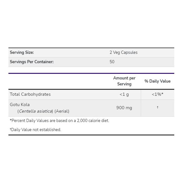 NOW Gotu Kola 450 mg kapszula 100 db