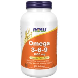 NOW Omega 3-6-9 1000 mg lágykapszula 250 db