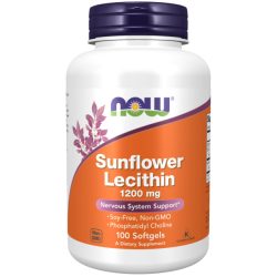   NOW Sunflower Lecithin 1200 mg  (napraforgó lecitin) lágykapszula 100 db