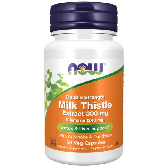 NOW Milk Thistle (Máriatövis) extr. 300 mg Silymarin 240 mg kapszula 50 db