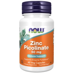 NOW Zinc Picolinate (Cink-pikolinát) 50 mg kapszula 60 db