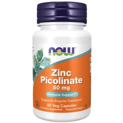 NOW Zinc Picolinate (Cink-pikolinát) 50 mg kapszula 60 db