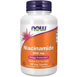 NOW Niacinamid B3-vitamin 500 mg kapszula 100 db