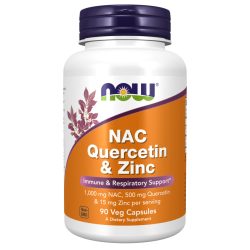 NOW NAC Quercetin & Zinc (NAC+kvercetin+cink) kapszula 90 db