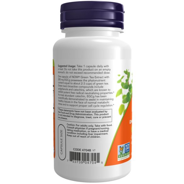 NOW EGCG Green Tea Extract 400 mg (zöld tea kivonat) kapszula 90 db