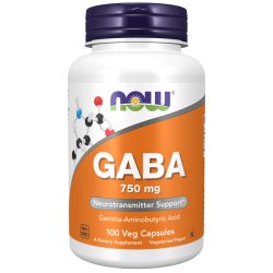 NOW GABA 750 mg kapszula 100 db