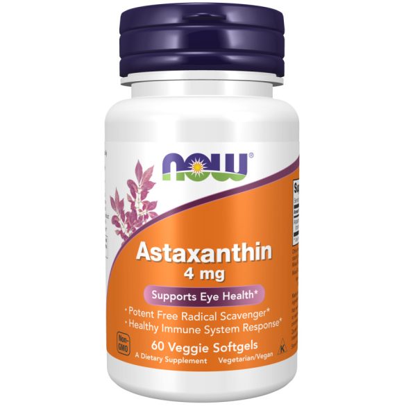 NOW Astaxanthin 4 mg lágykapszula 60 db