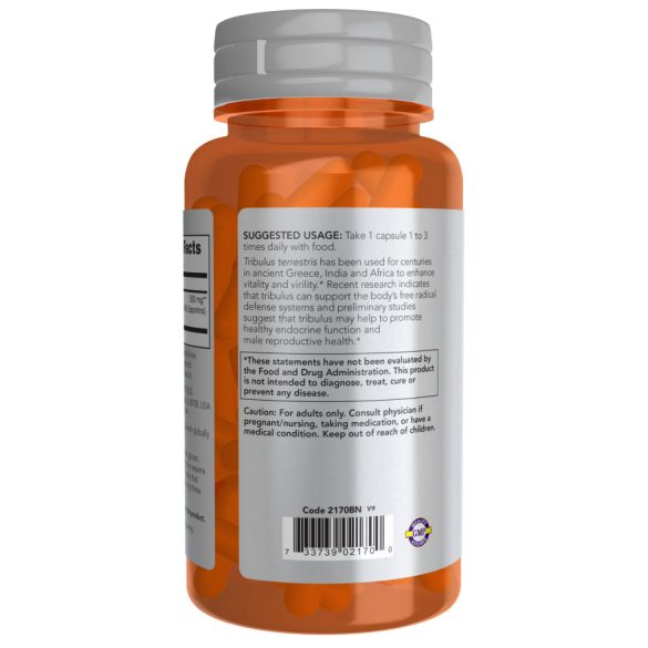 NOW Tribulus 500 mg (királydinnye) kapszula 100 db