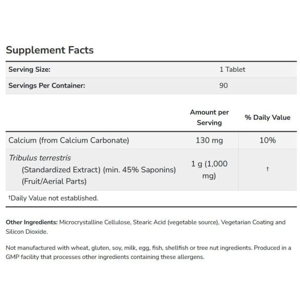 NOW Tribulus 1000 mg (királydinnye) tabletta 90 db