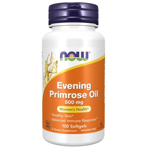 NOW Evening Primrose Oil 500 mg (ligetszépe olaj) lágykapszula 100 db