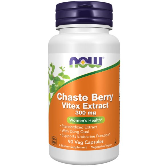 NOW Chaste Berry Vitex Extract 300 mg with Dong Quai (barátcserje kivonat angyalgyökérrel) kapszula 90 db