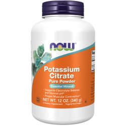   NOW Potassium Citrate 448 mg elemi kálium (szerves kálium-citrát) por 340 g